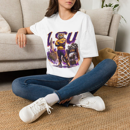 LSU Tiger Mascot T-Shirt – College Football Game Day Tee