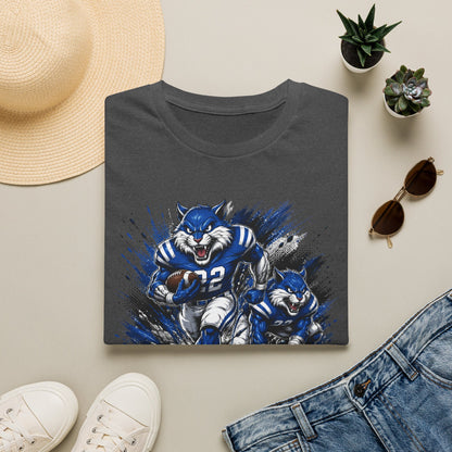 Varnado High School Wildcats Football Mascot T-Shirt