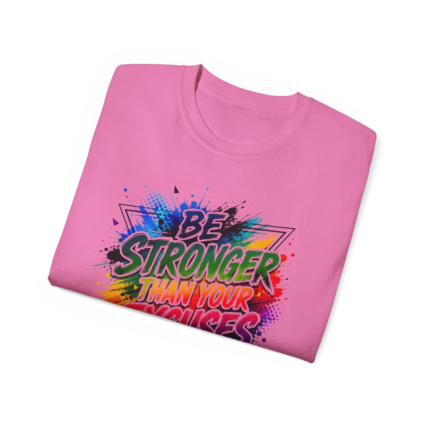 Be Stronger Than Your Excuses T-Shirt — Motivational Gym Tee