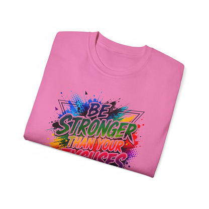 Be Stronger Than Your Excuses T-Shirt — Motivational Gym Tee