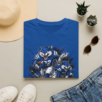 Varnado High School Wildcats Football Mascot T-Shirt
