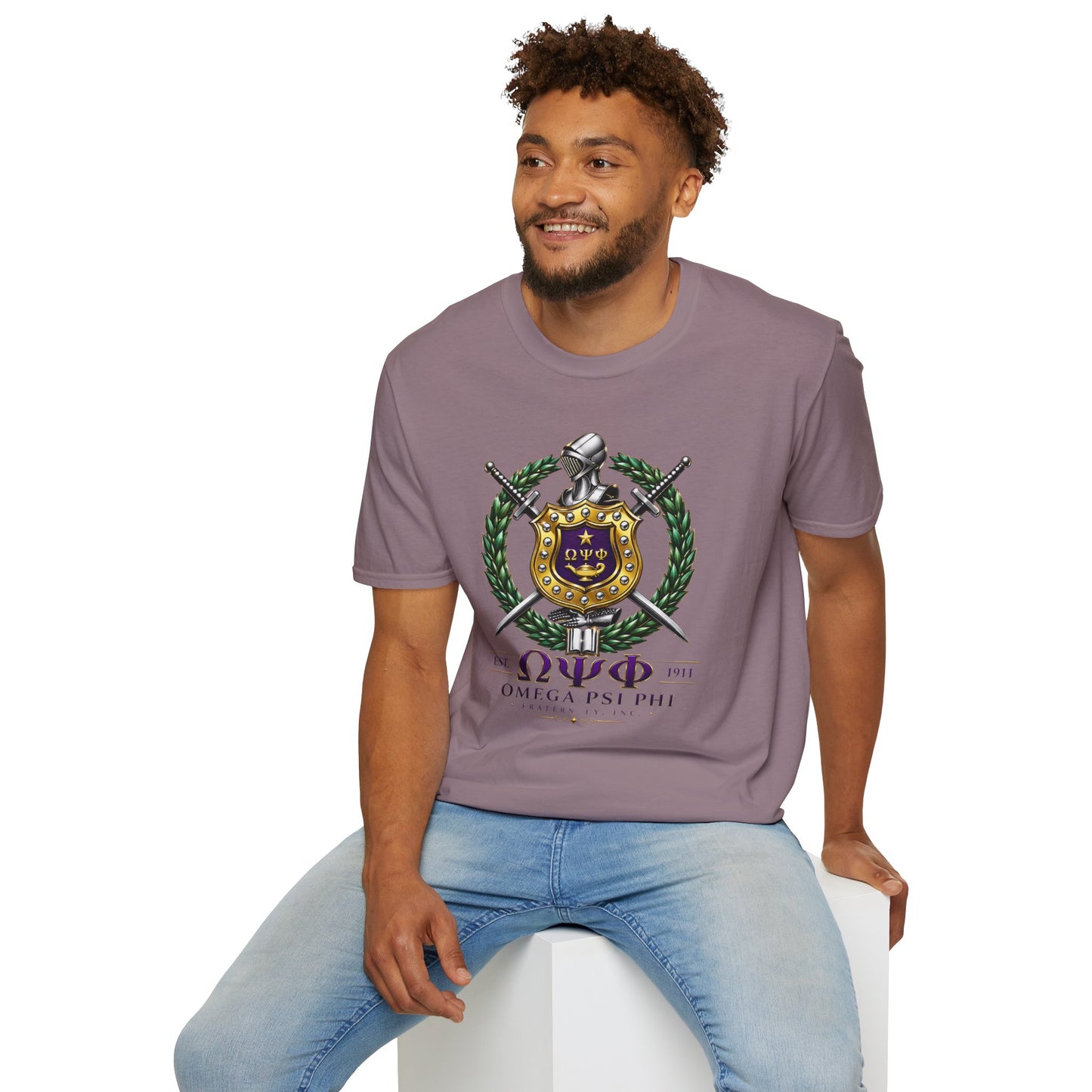 Omega Psi Phi Crest T-Shirt