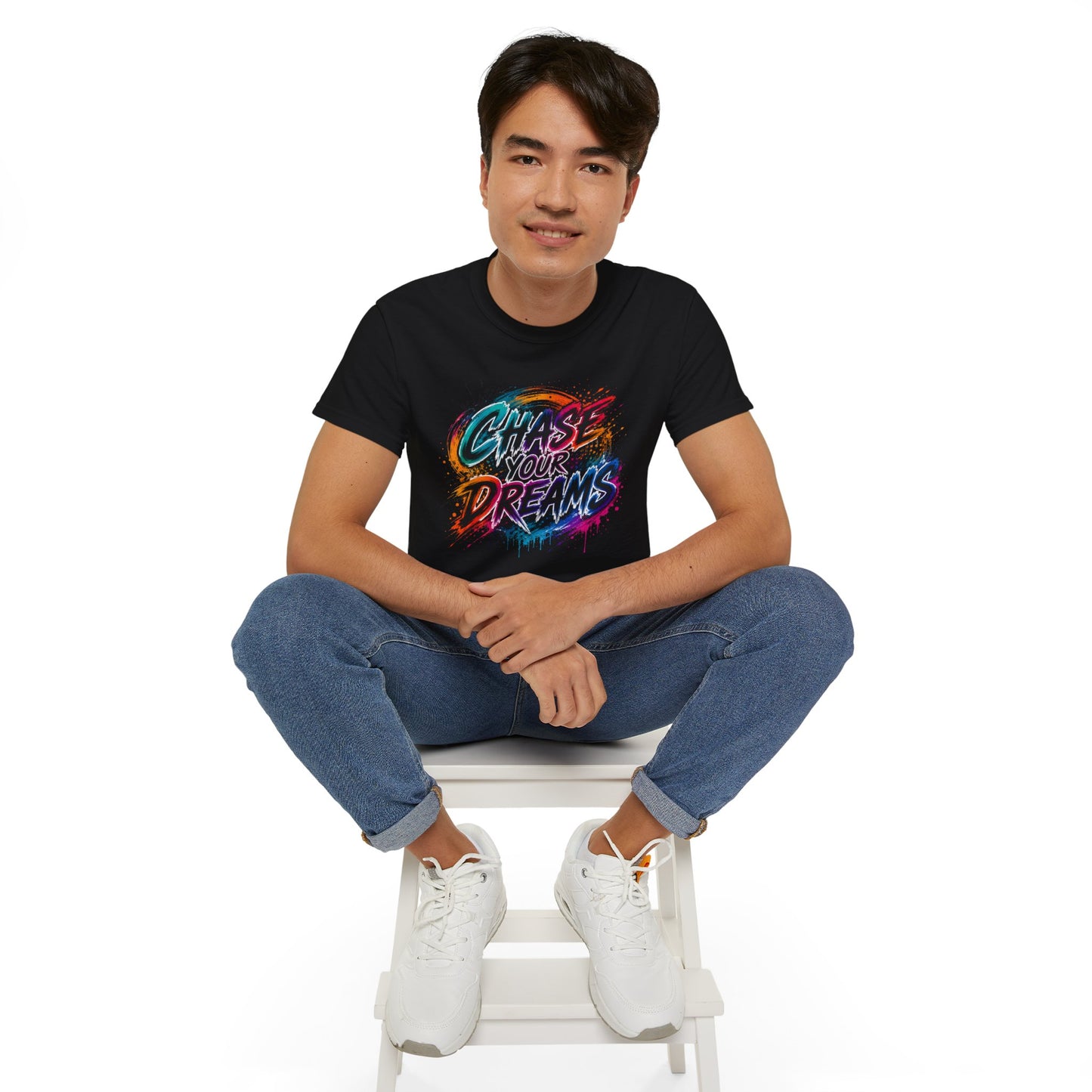 Chase Your Dreams Graphic Tee - Inspirational Motivational T-Shirt