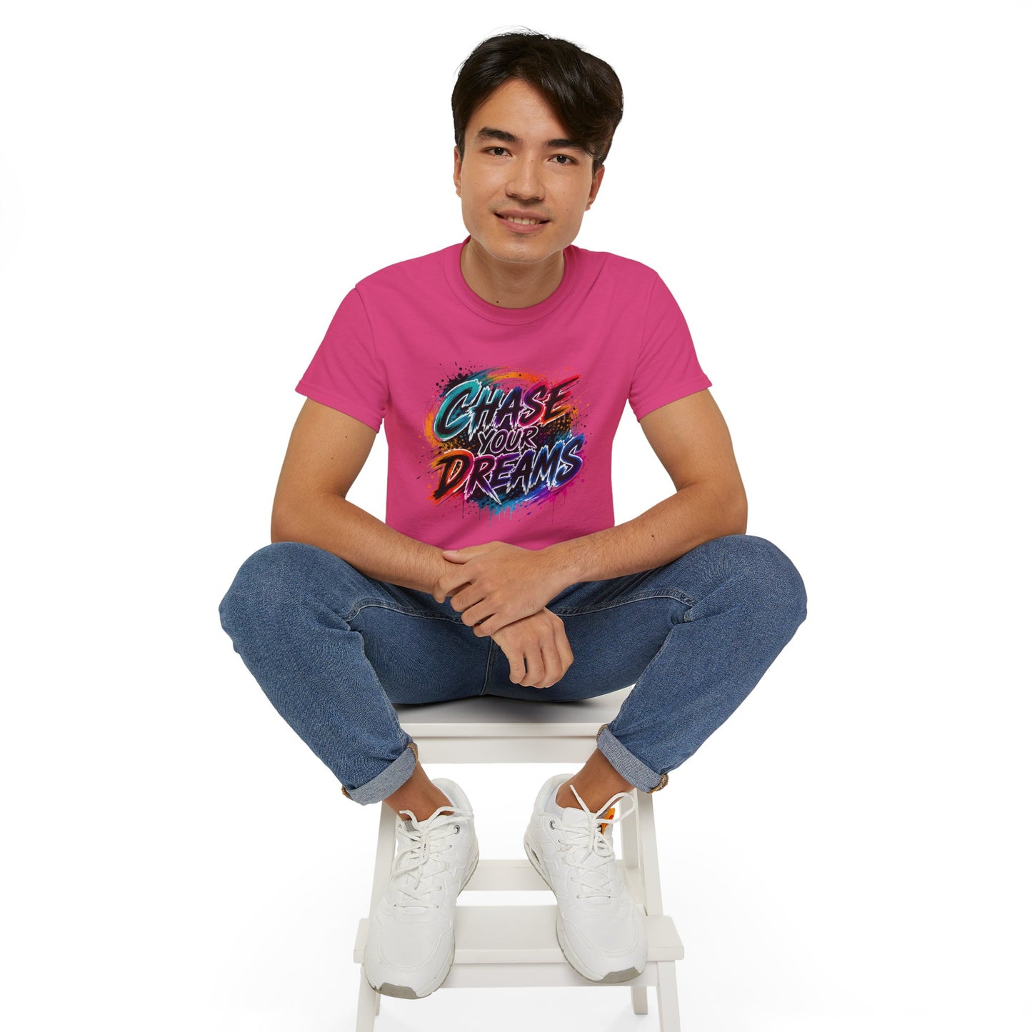 Chase Your Dreams Graphic Tee - Inspirational Motivational T-Shirt