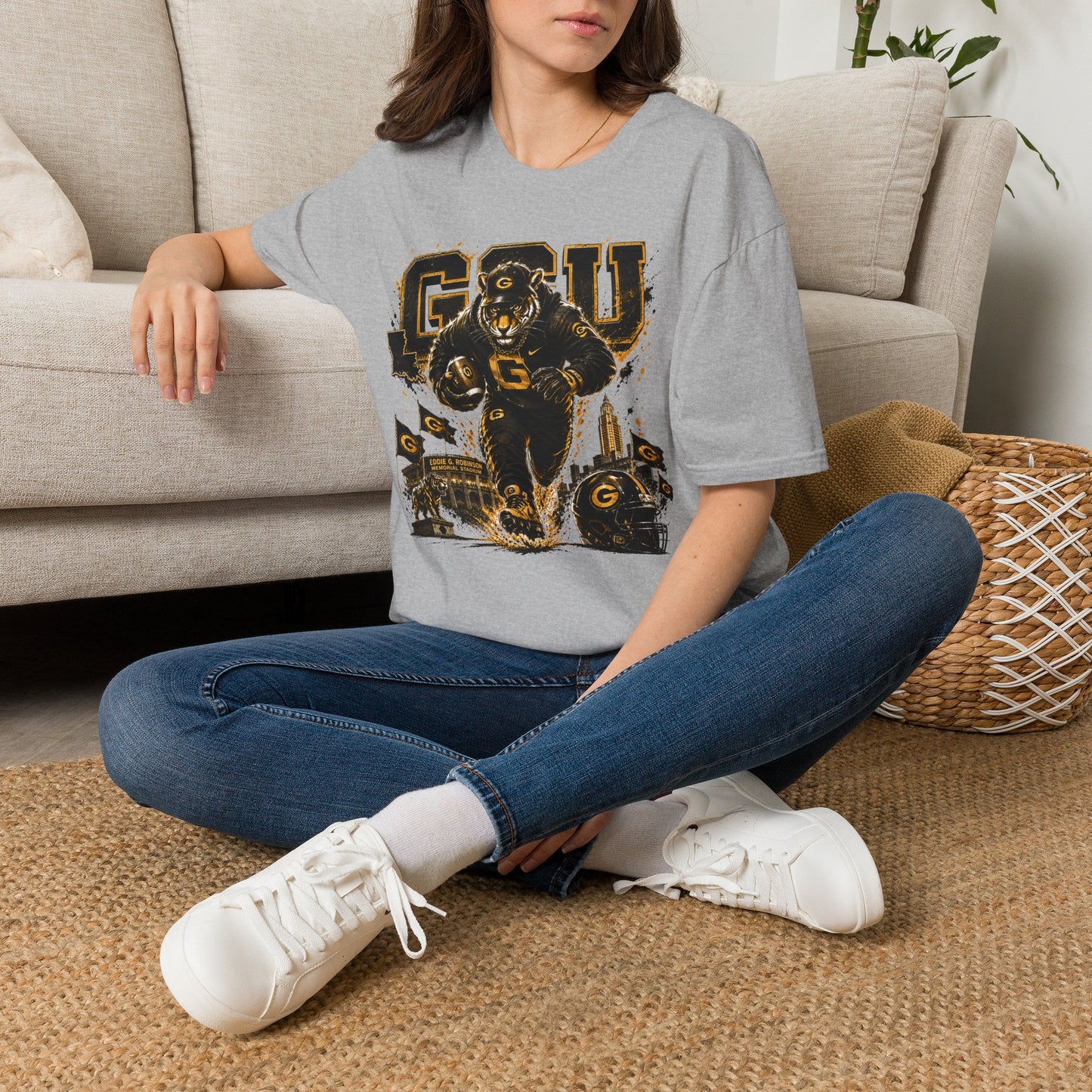 GSU (Grambling) T-Shirt — Vintage Collegiate Football Spirit Tee