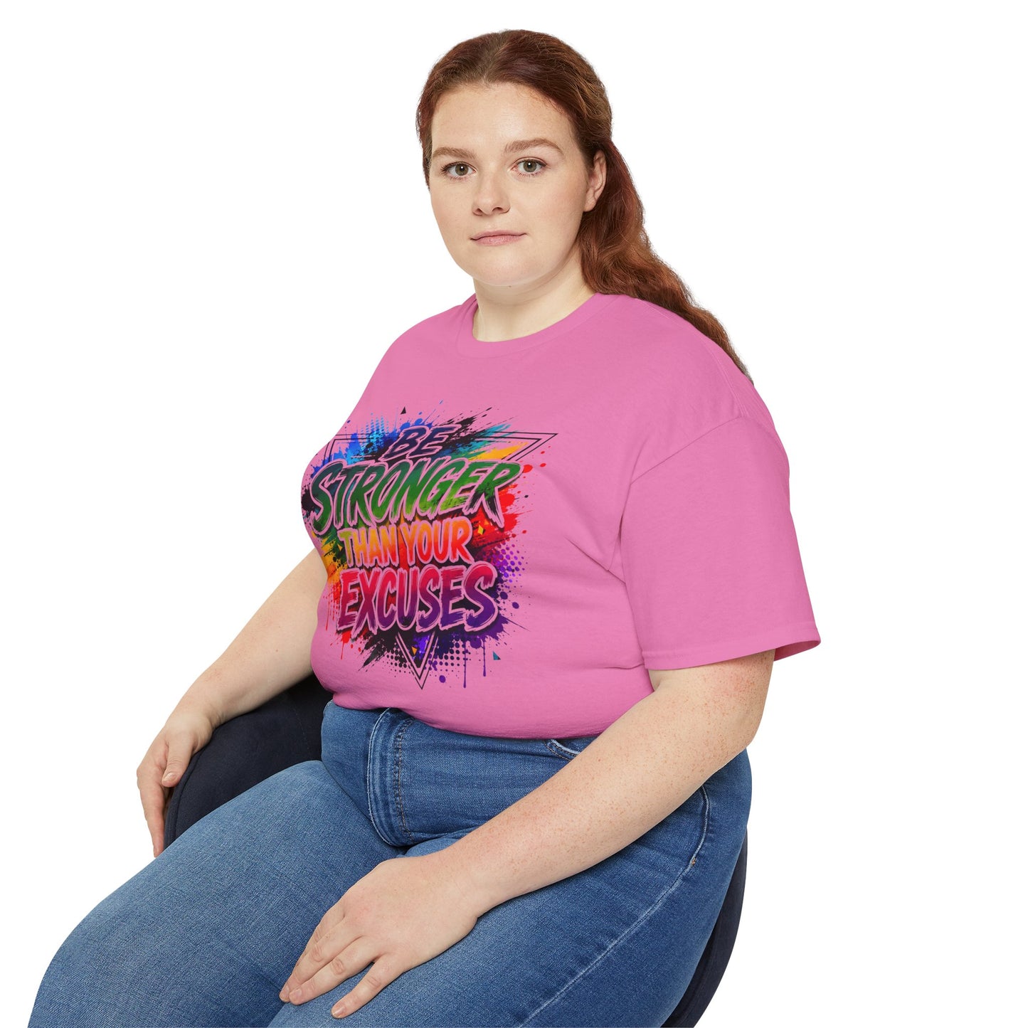 Be Stronger Than Your Excuses T-Shirt — Motivational Gym Tee