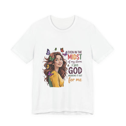 Inspirational Graphic Tee, Women’s Motivational Shirt, Faith-Based Gift, Spiritual T-Shirt, Positive Vibes Shirt, Christ-centered Apparel