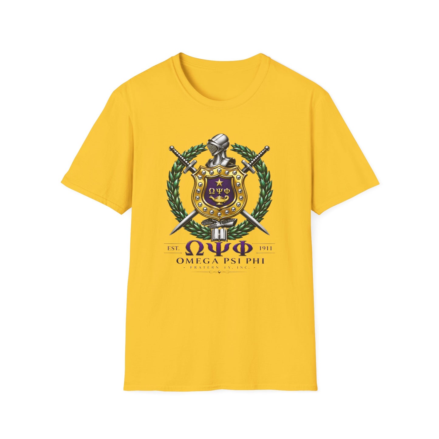 Omega Psi Phi Crest T-Shirt