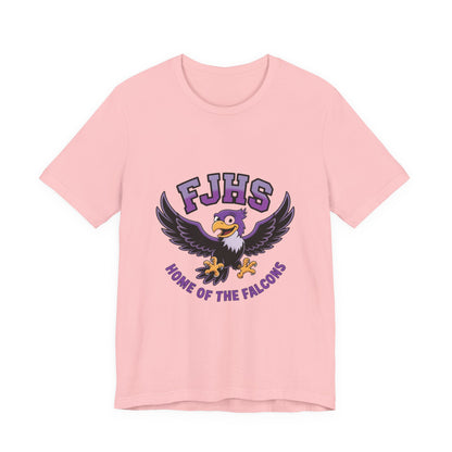 Falcon Spirit Unisex Tee | School Pride Shirt, Soft Casual Wear, Team Spirit, Gift for Students, School Events