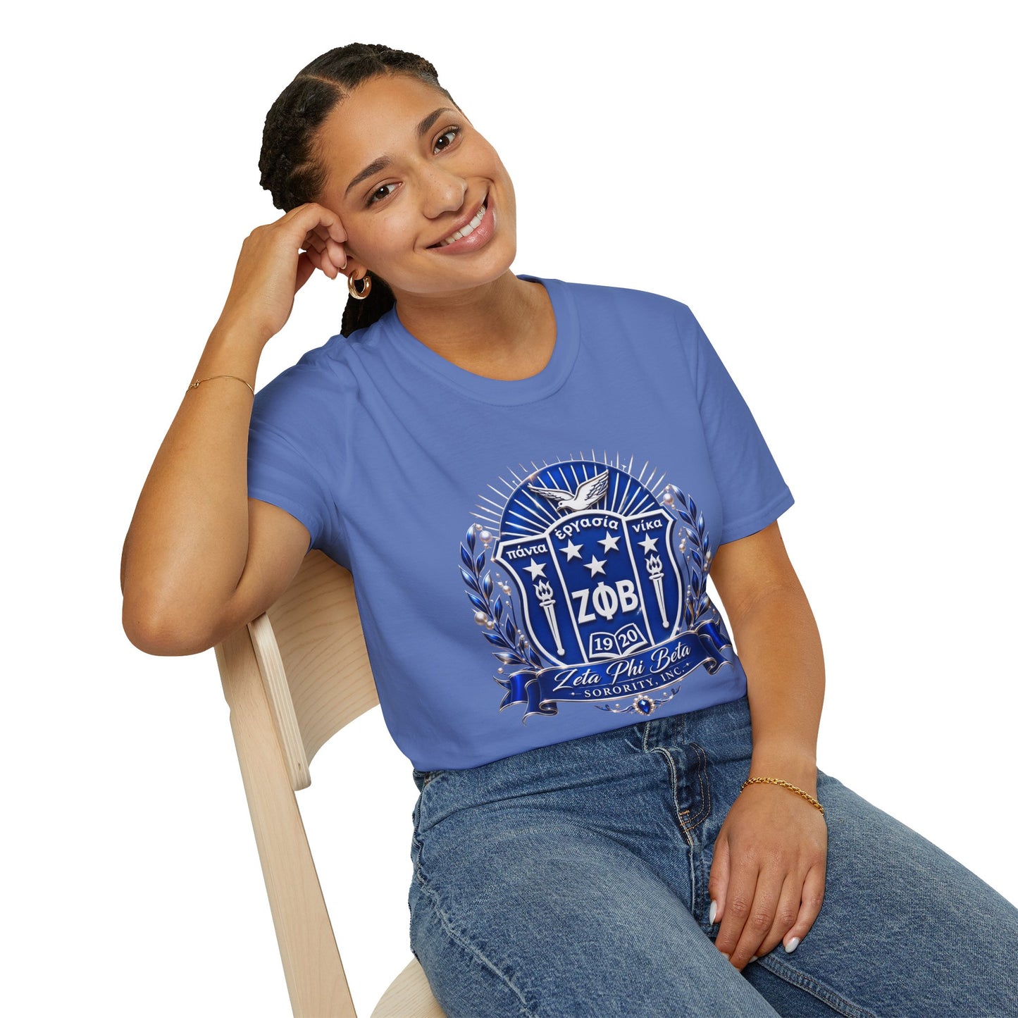 Zeta Phi Beta Crest T-Shirt