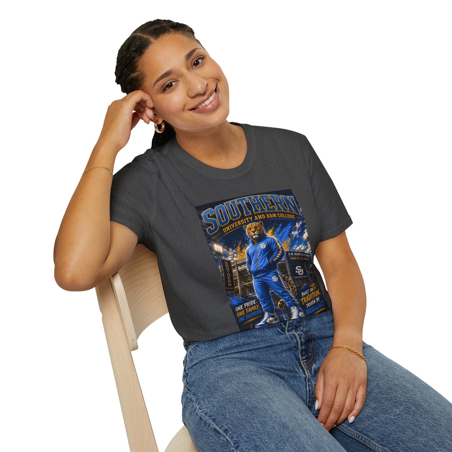 Southern University Graphic T-Shirt — Mascot Campus Scene
