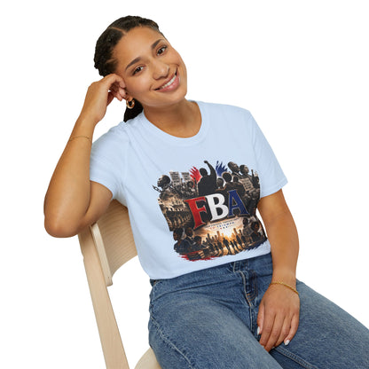 FBA Collage Tee (Red, White & Blue)