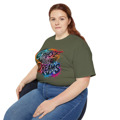 Chase Your Dreams Graphic Tee - Inspirational Motivational T-Shirt