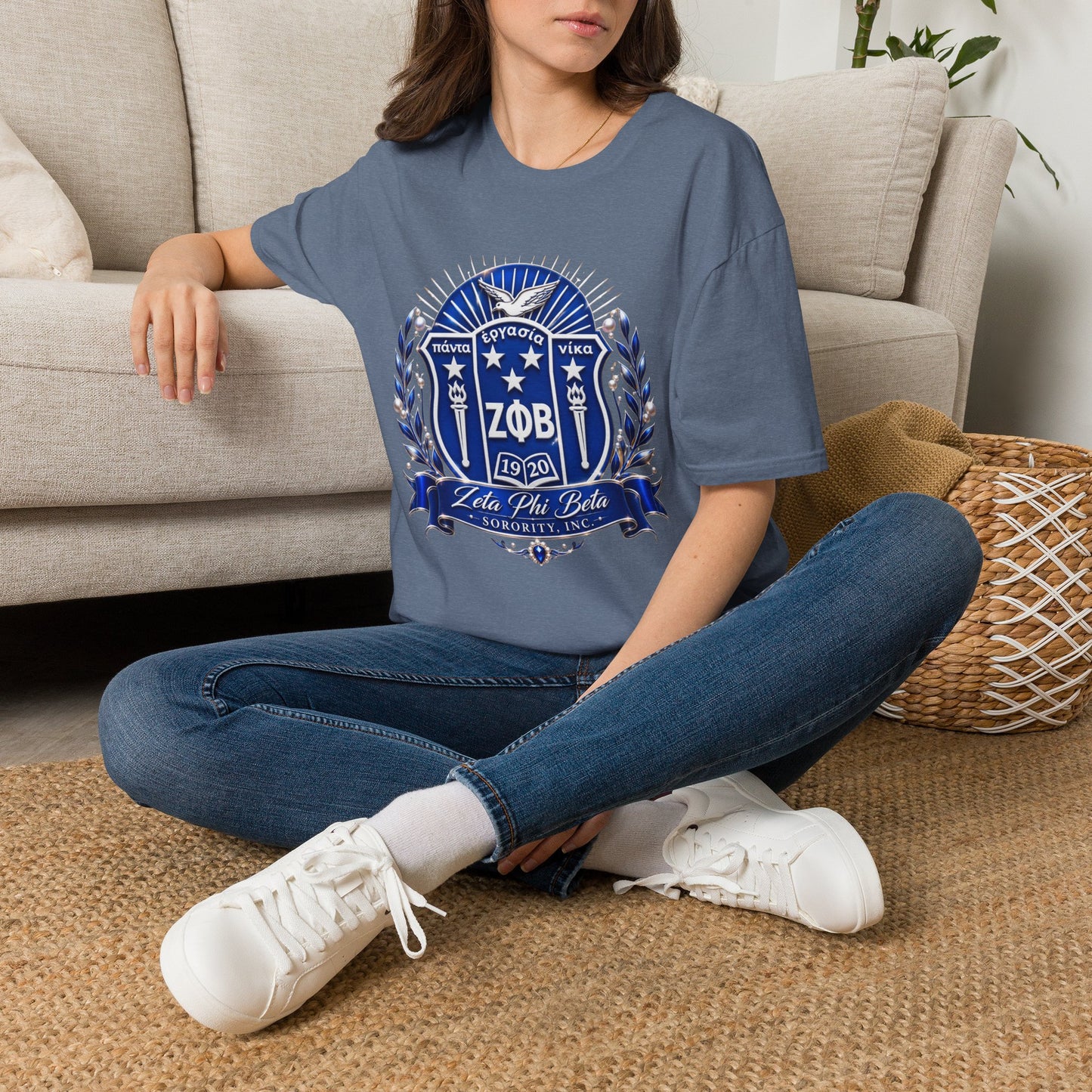 Zeta Phi Beta Crest T-Shirt