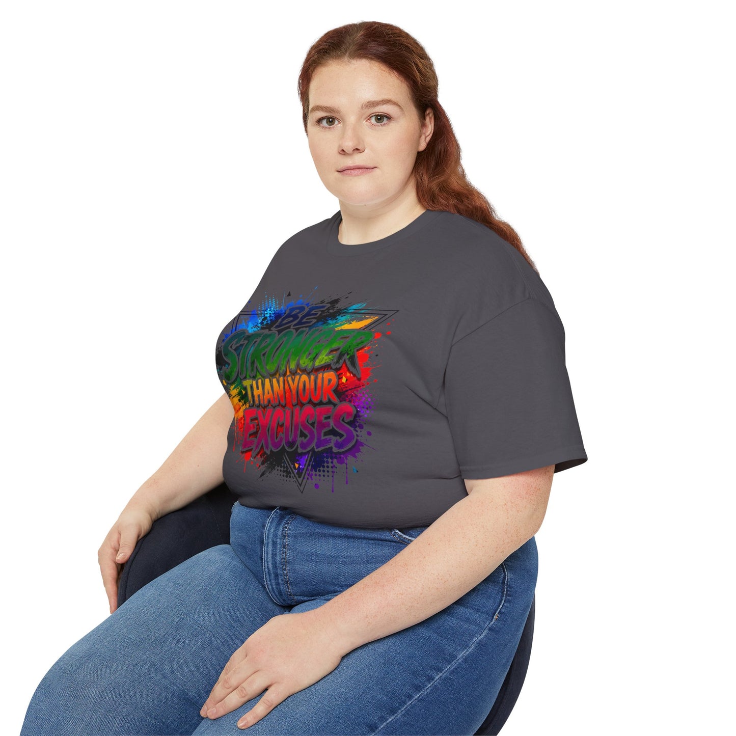 Be Stronger Than Your Excuses T-Shirt — Motivational Gym Tee