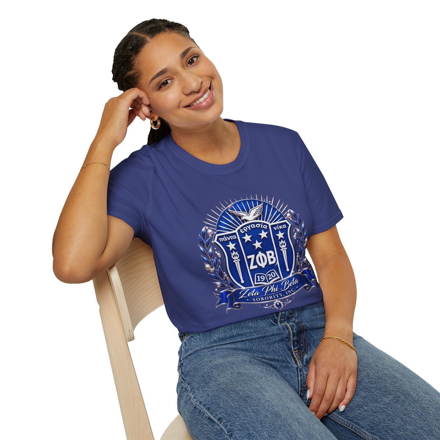 Zeta Phi Beta Crest T-Shirt