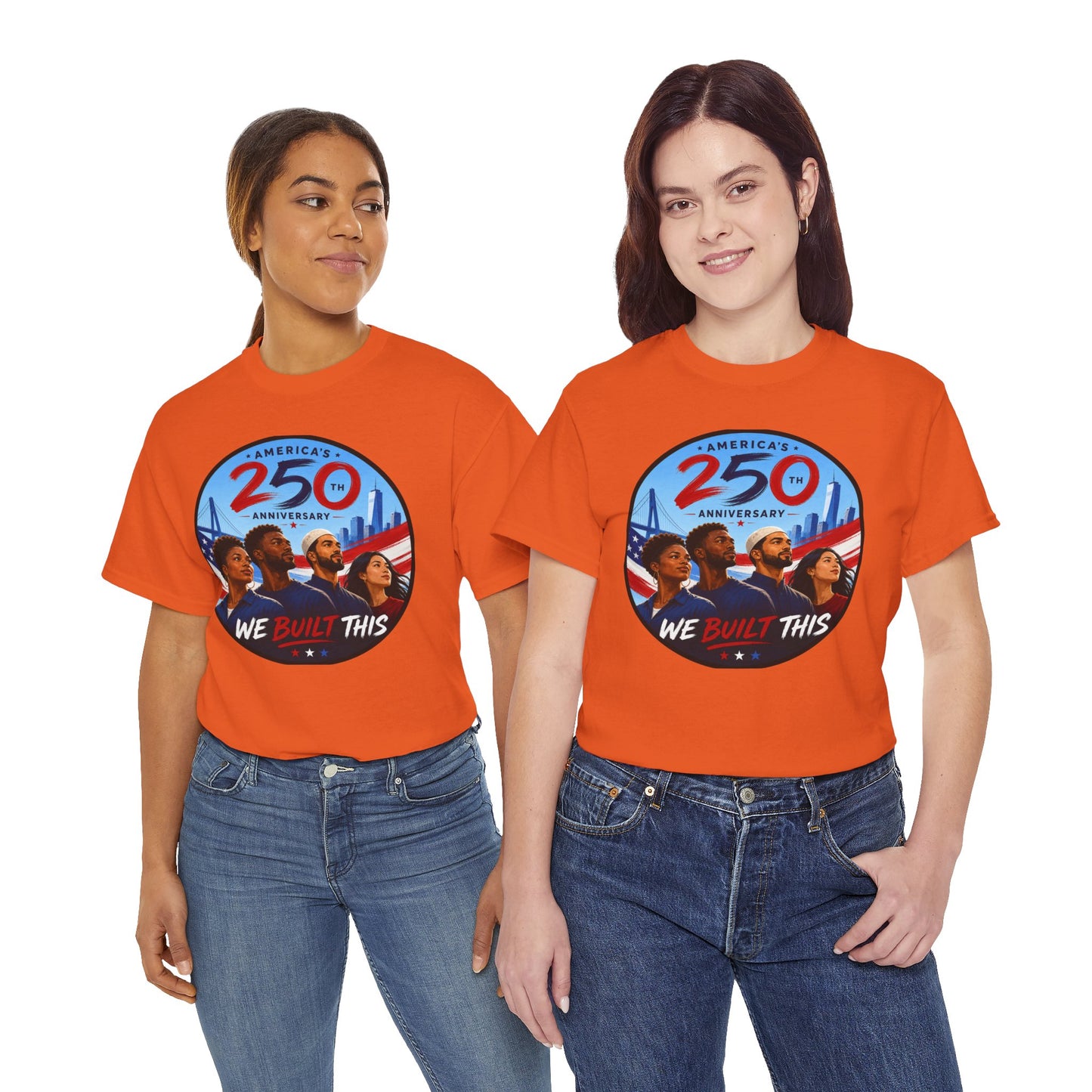 "We Built This" 250th Anniversary American Heritage Tee