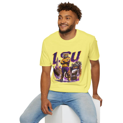 LSU Tiger Mascot T-Shirt – College Football Game Day Tee