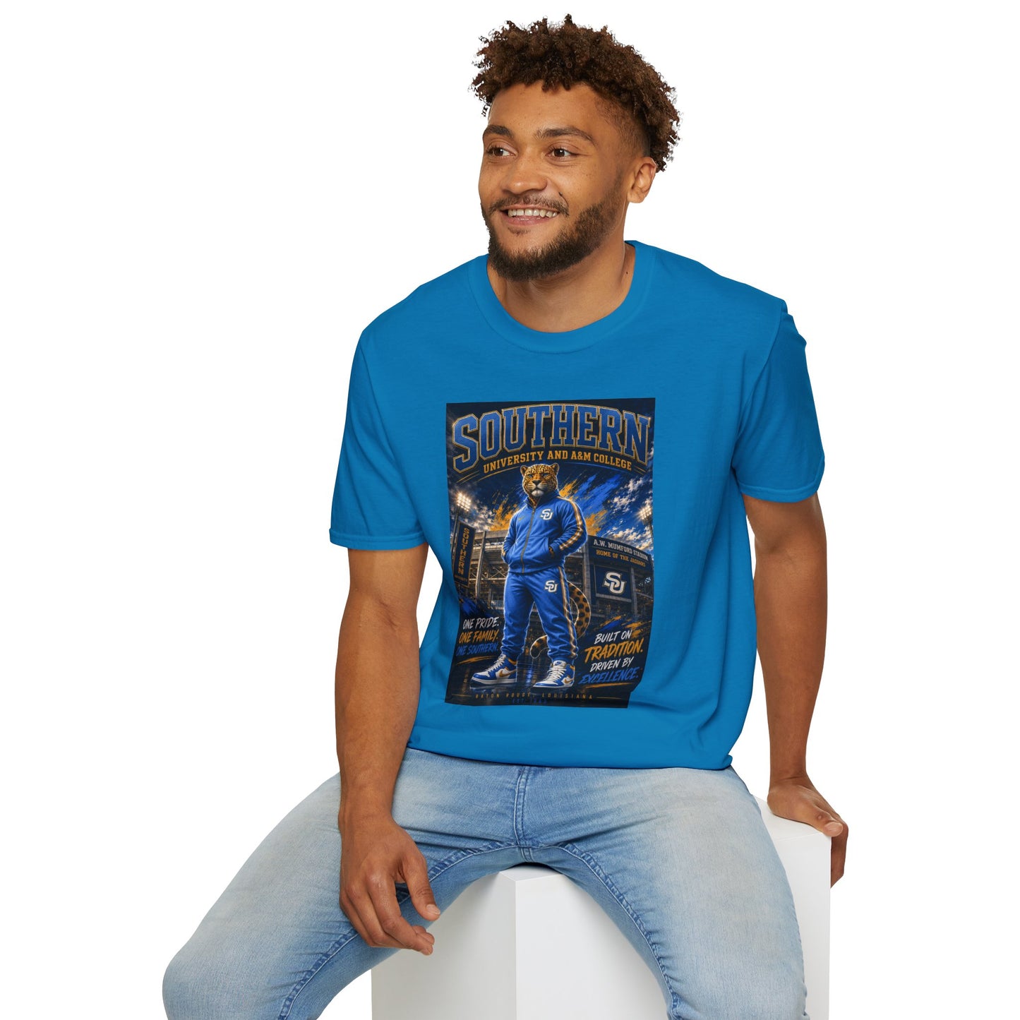 Southern University Graphic T-Shirt — Mascot Campus Scene