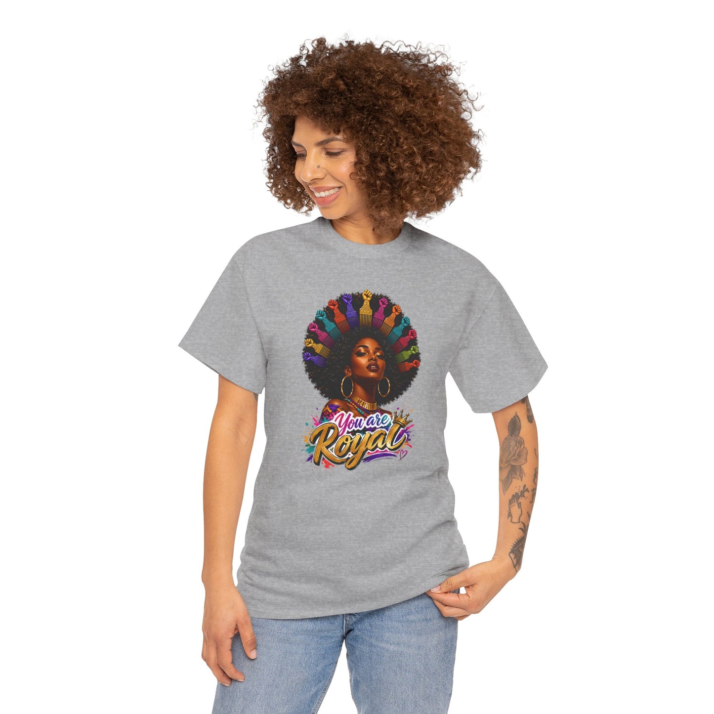 You Are Royal Afro Woman T-Shirt