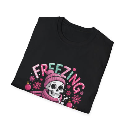 Whimsical Skeleton Winter T-Shirt, Fun Seasonal Tee, Halloween & Winter Apparel, Gift for Friends & Family, Casual Streetwear, Unisex [...]
