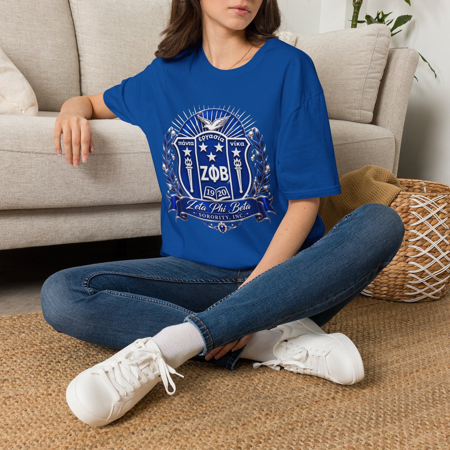 Zeta Phi Beta Crest T-Shirt