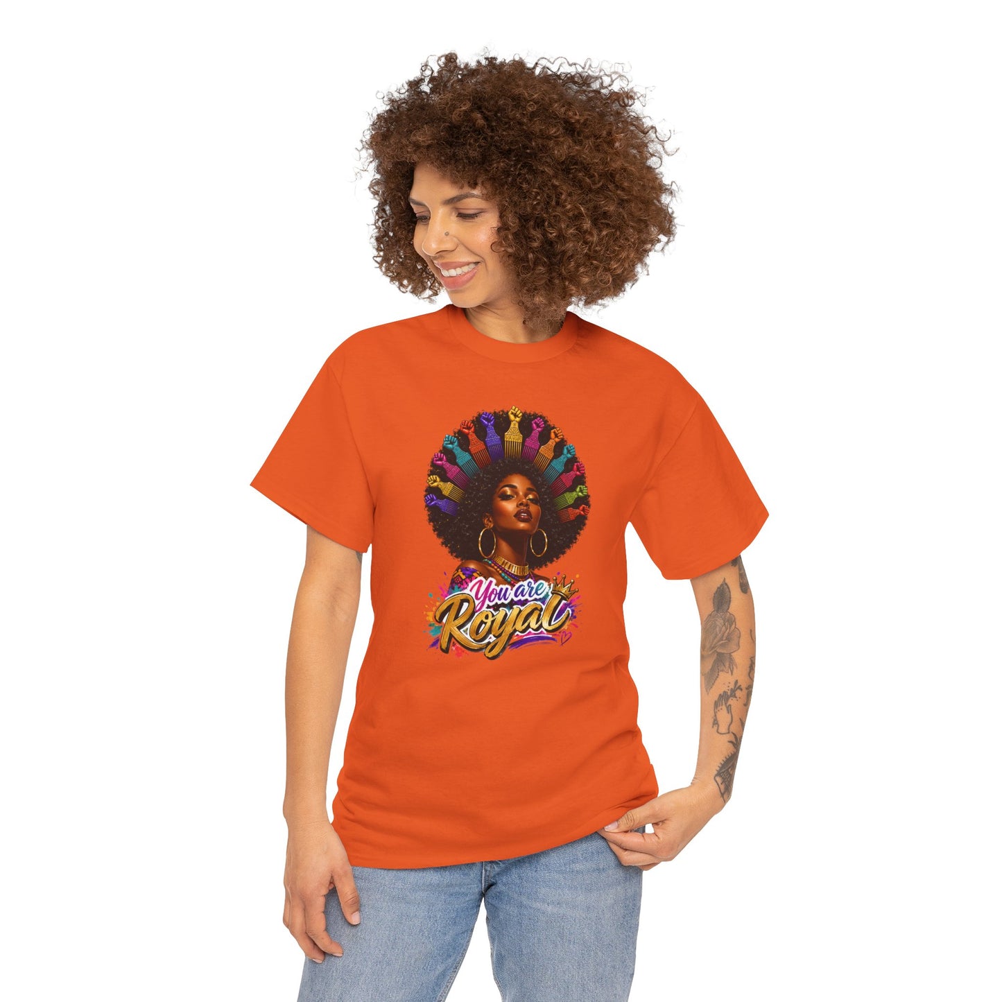 You Are Royal Afro Woman T-Shirt
