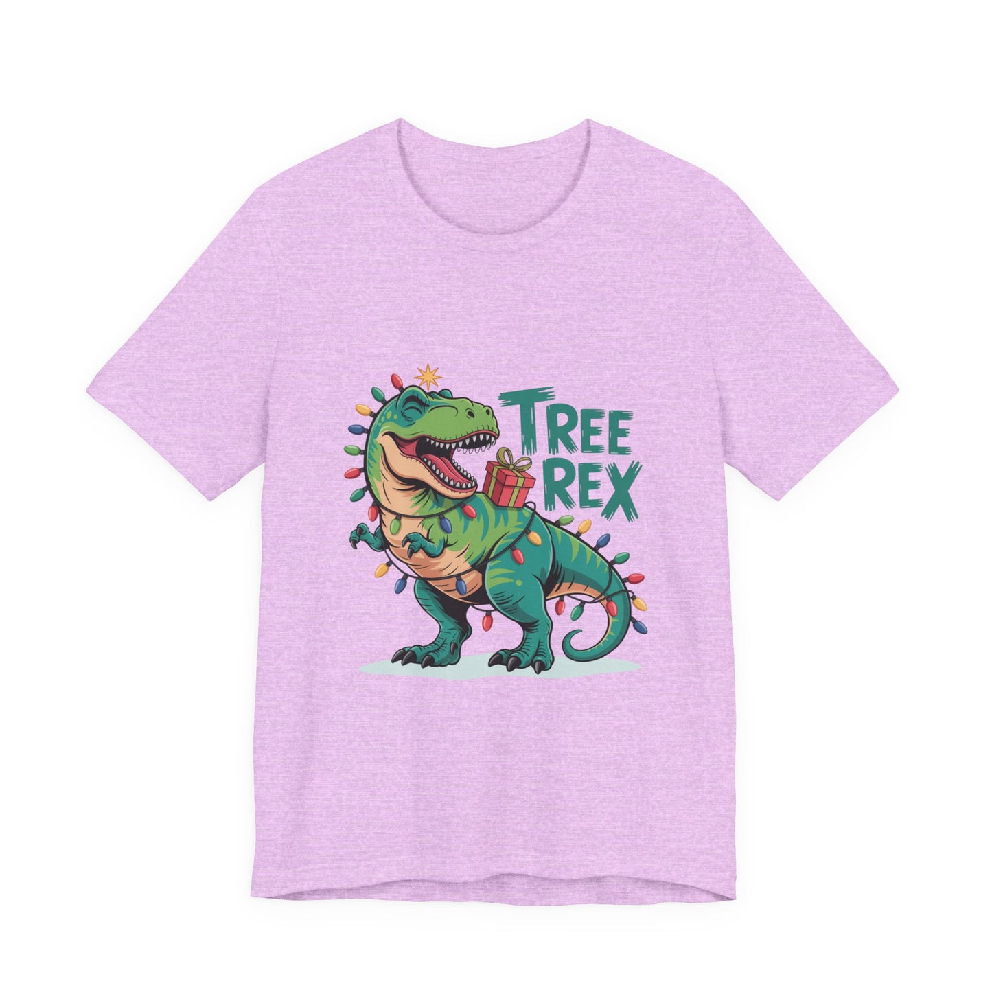 Dino Christmas Tee, Tree Rex Unisex Shirt, Fun Holiday Gift, Cute Dinosaur Apparel, Family Christmas Shirt, Festive Tee