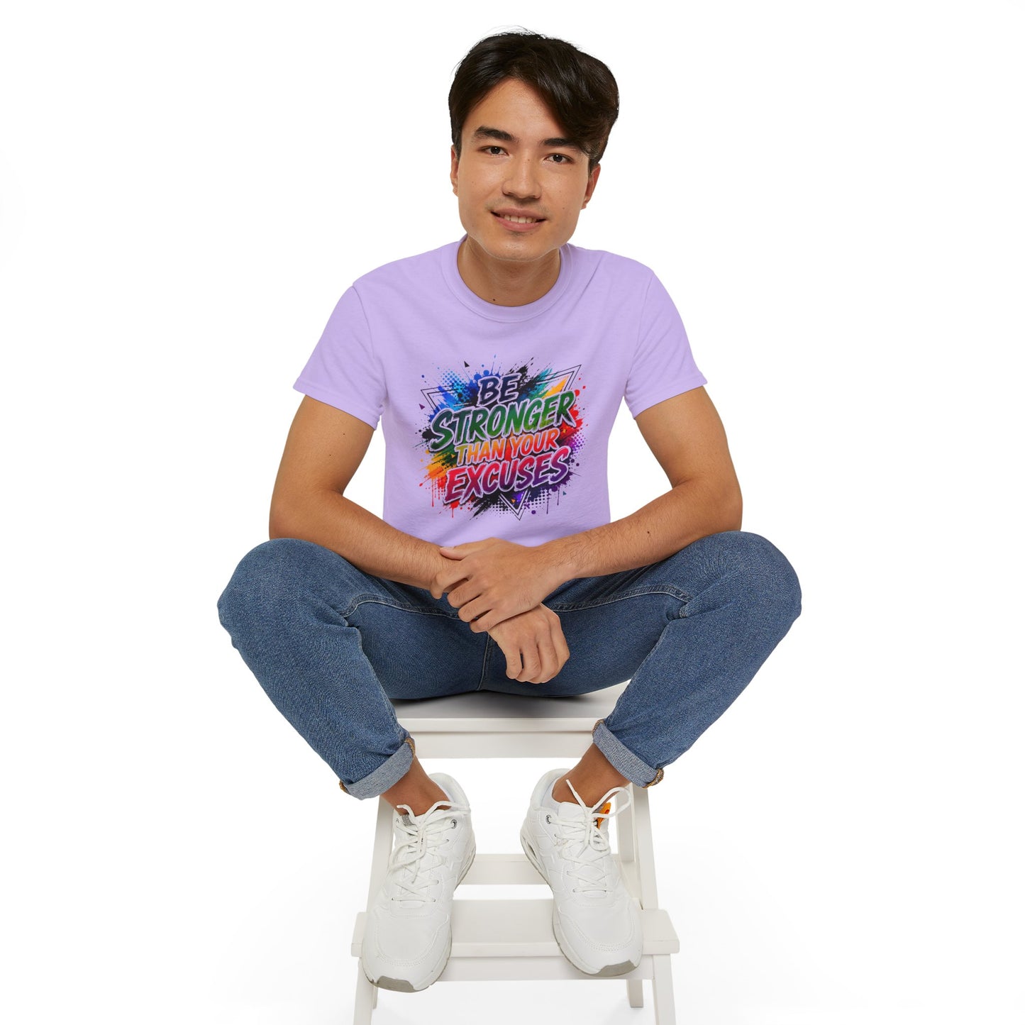 Be Stronger Than Your Excuses T-Shirt — Motivational Gym Tee