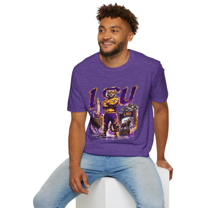 LSU Tiger Mascot T-Shirt – College Football Game Day Tee