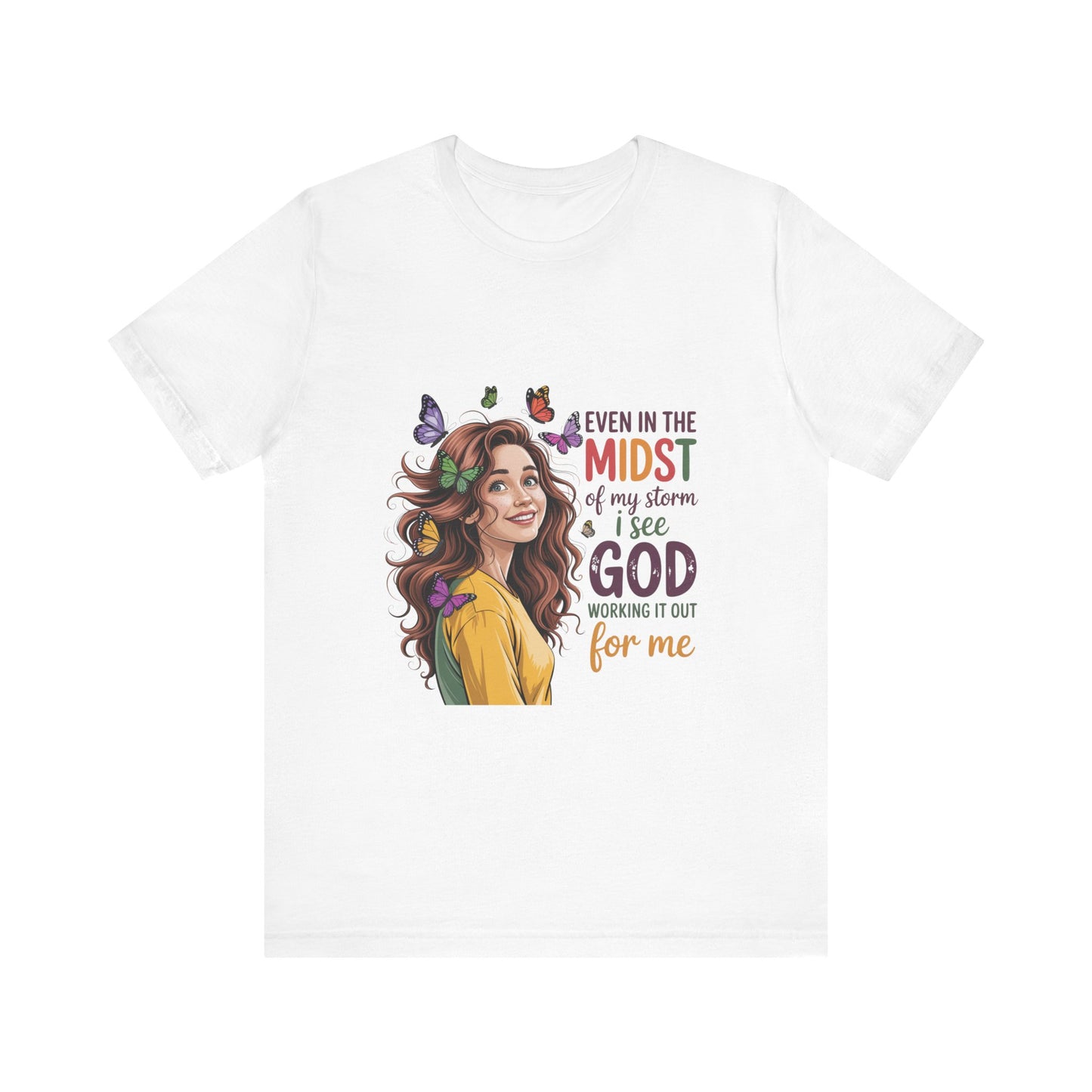 Inspirational Graphic Tee, Women’s Motivational Shirt, Faith-Based Gift, Spiritual T-Shirt, Positive Vibes Shirt, Christ-centered Apparel