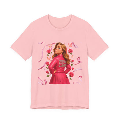 Sisterhood Strength Tee, Empowerment T-Shirt, Feminist Gift, Women's Tee, Breast Cancer Awareness Top