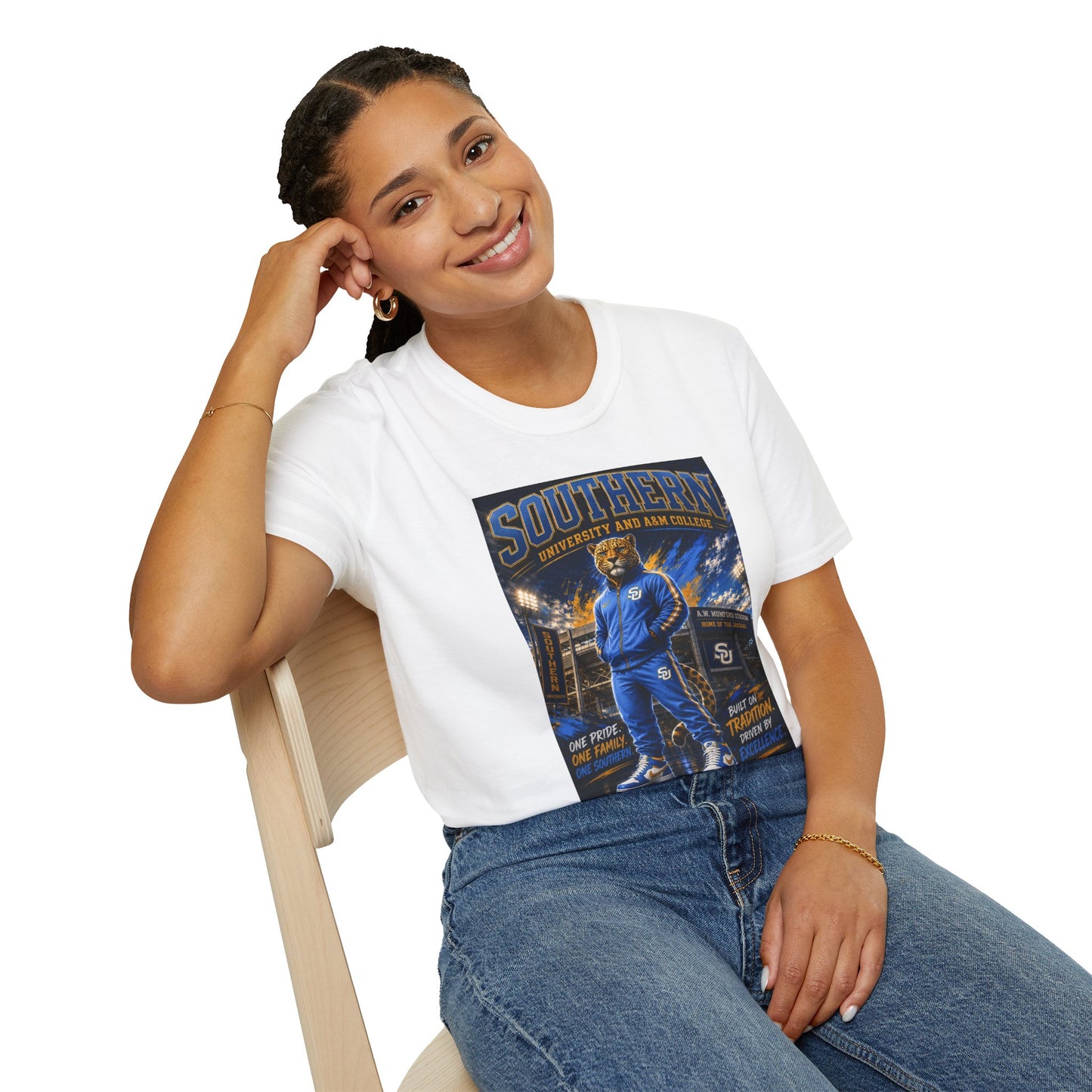 Southern University Graphic T-Shirt — Mascot Campus Scene