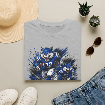 Varnado High School Wildcats Football Mascot T-Shirt