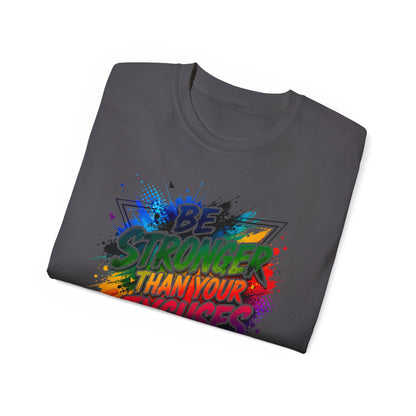 Be Stronger Than Your Excuses T-Shirt — Motivational Gym Tee