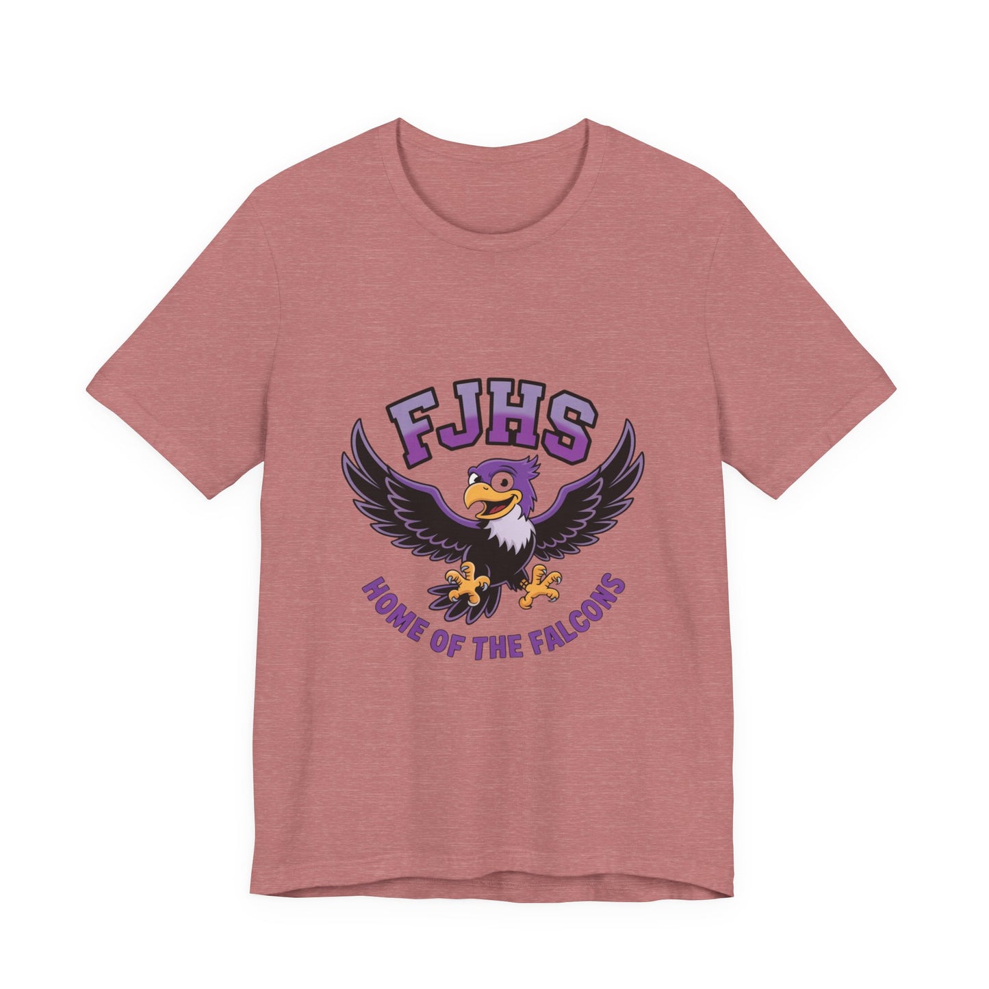 Falcon Spirit Unisex Tee | School Pride Shirt, Soft Casual Wear, Team Spirit, Gift for Students, School Events