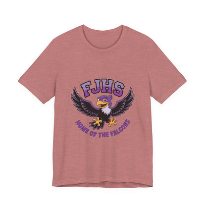 Falcon Spirit Unisex Tee | School Pride Shirt, Soft Casual Wear, Team Spirit, Gift for Students, School Events