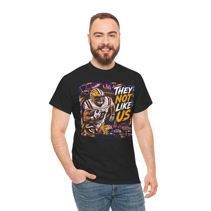 LSU Tigers "They Not Like Us" Football T-Shirt
