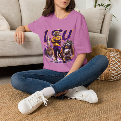 LSU Tiger Mascot T-Shirt – College Football Game Day Tee