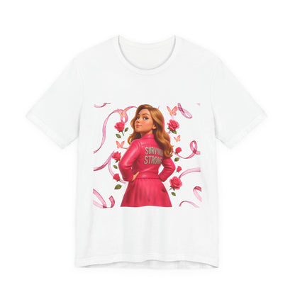 Sisterhood Strength Tee, Empowerment T-Shirt, Feminist Gift, Women's Tee, Breast Cancer Awareness Top