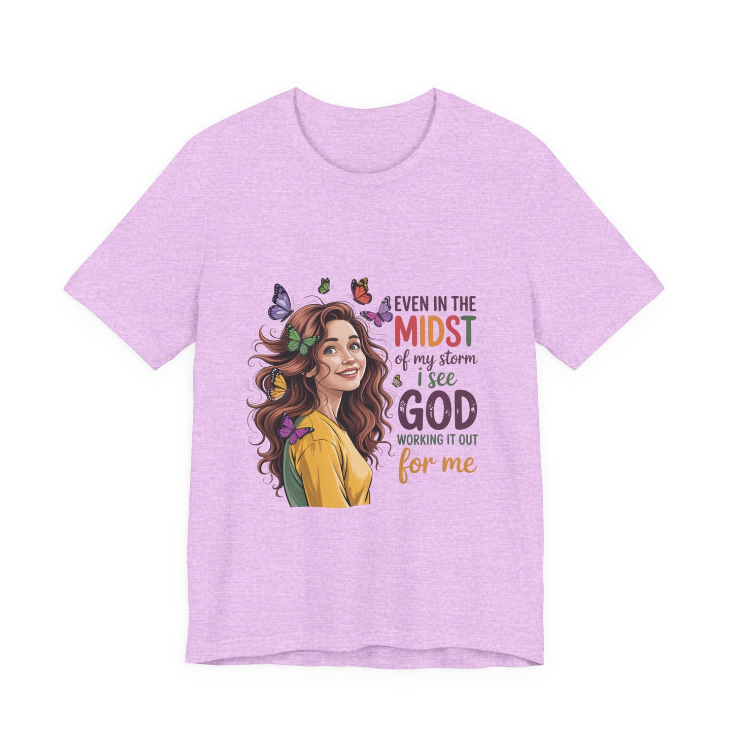 Inspirational Graphic Tee, Women’s Motivational Shirt, Faith-Based Gift, Spiritual T-Shirt, Positive Vibes Shirt, Christ-centered Apparel