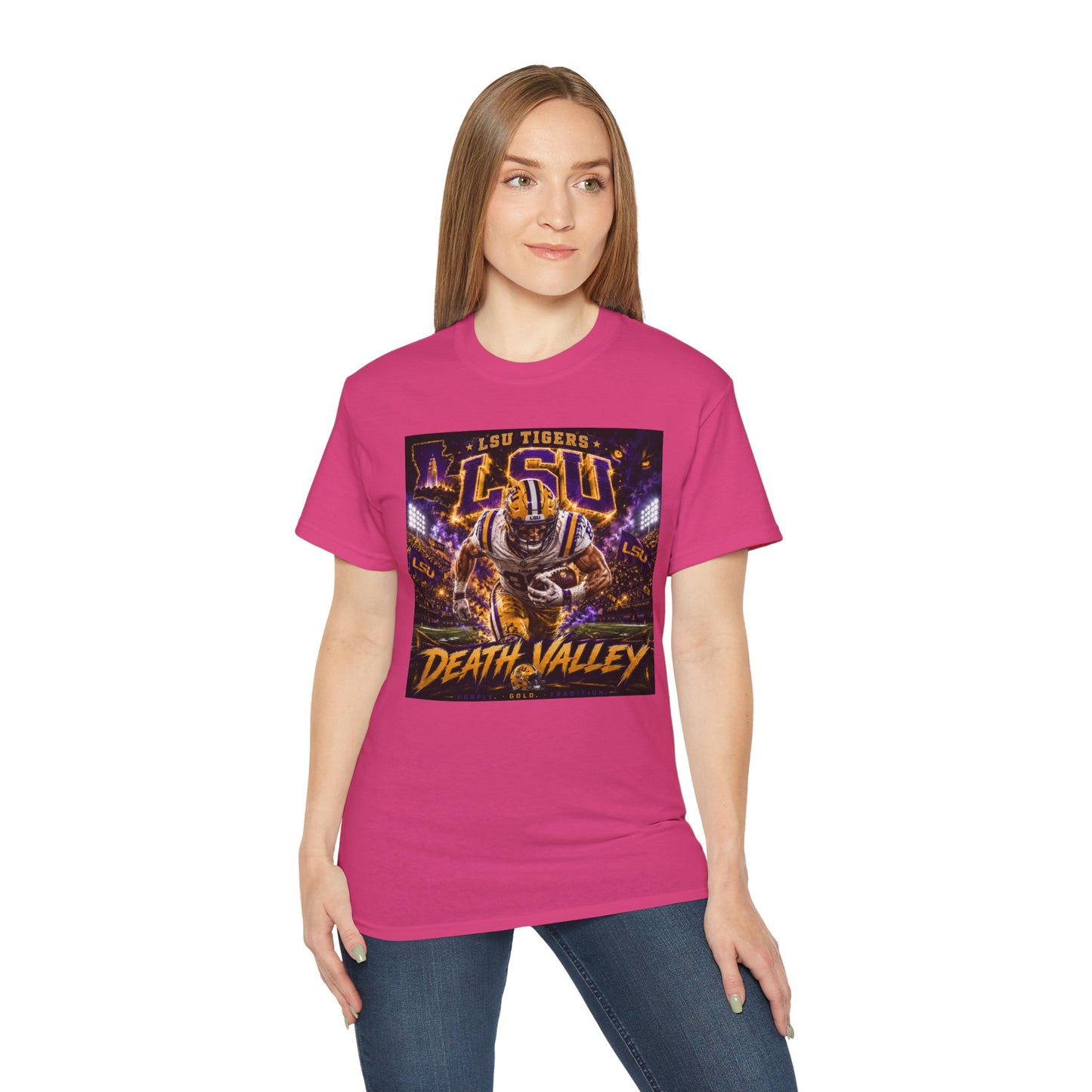 LSU Tigers "Death Valley" Football T-Shirt