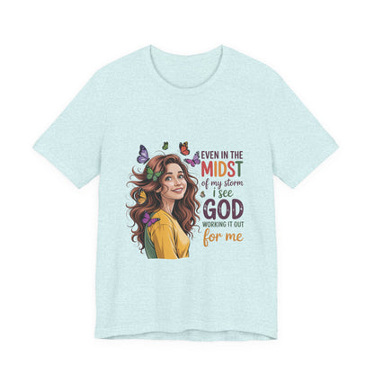 Inspirational Graphic Tee, Women’s Motivational Shirt, Faith-Based Gift, Spiritual T-Shirt, Positive Vibes Shirt, Christ-centered Apparel