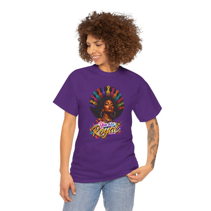 You Are Royal Afro Woman T-Shirt