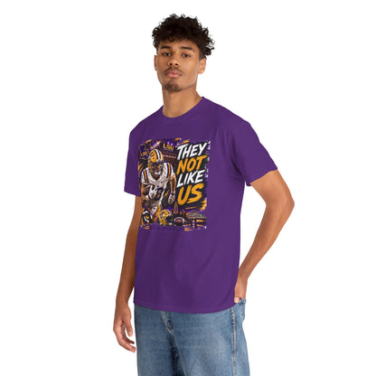 LSU Tigers "They Not Like Us" Football T-Shirt