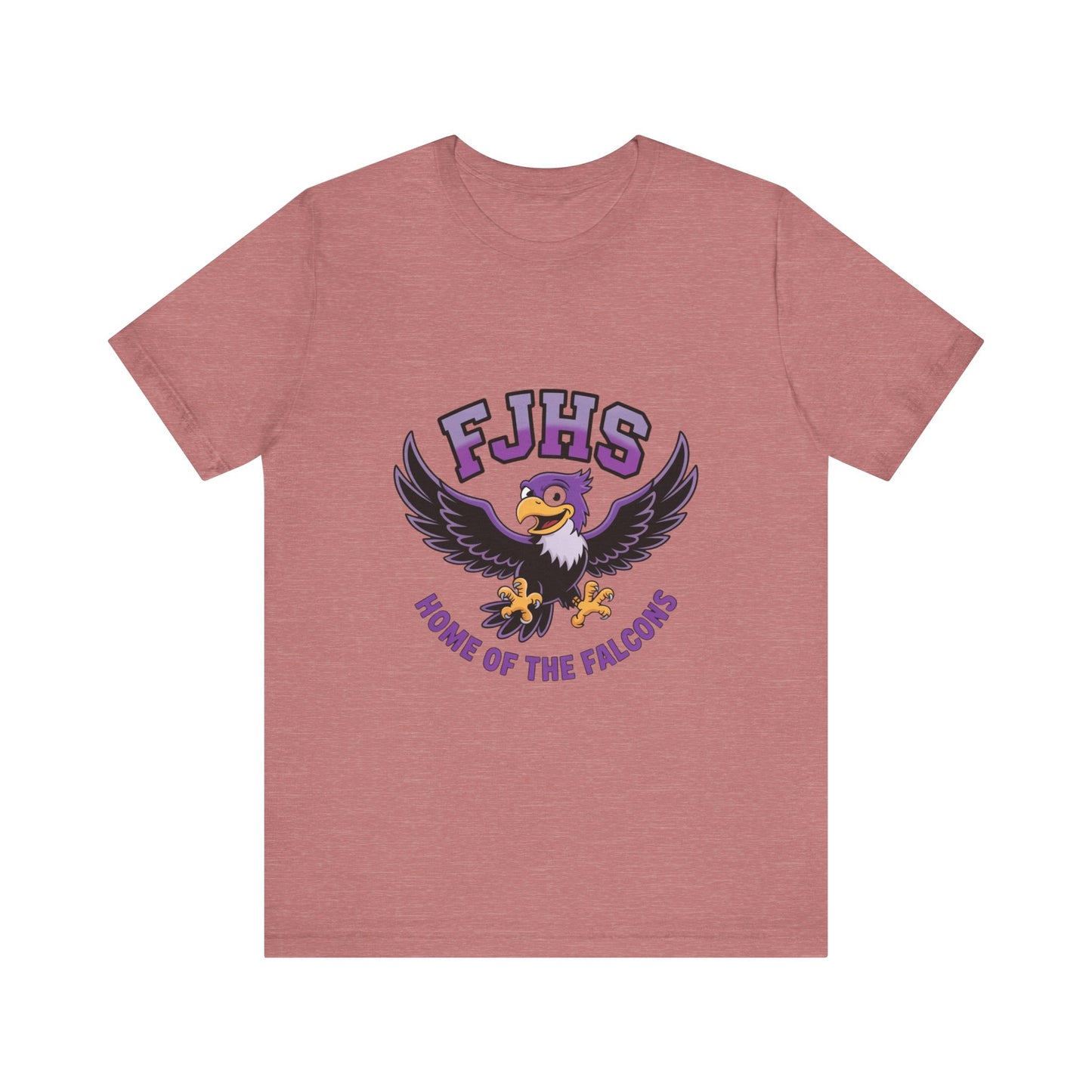 Falcon Spirit Unisex Tee | School Pride Shirt, Soft Casual Wear, Team Spirit, Gift for Students, School Events