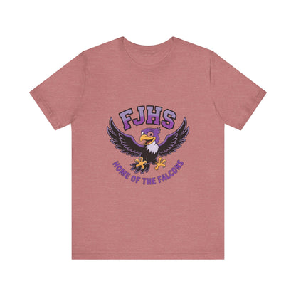 Falcon Spirit Unisex Tee | School Pride Shirt, Soft Casual Wear, Team Spirit, Gift for Students, School Events