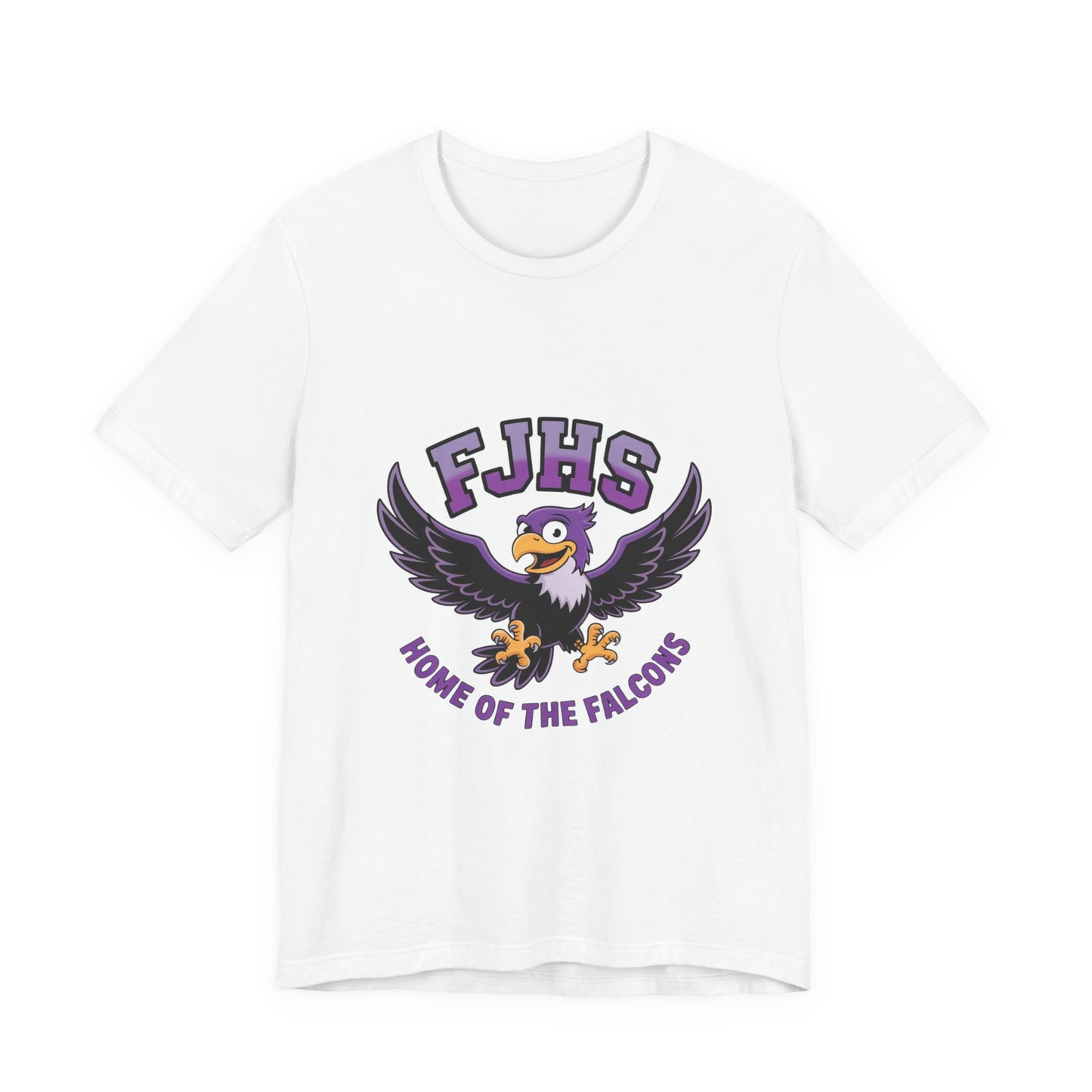 Falcon Spirit Unisex Tee | School Pride Shirt, Soft Casual Wear, Team Spirit, Gift for Students, School Events