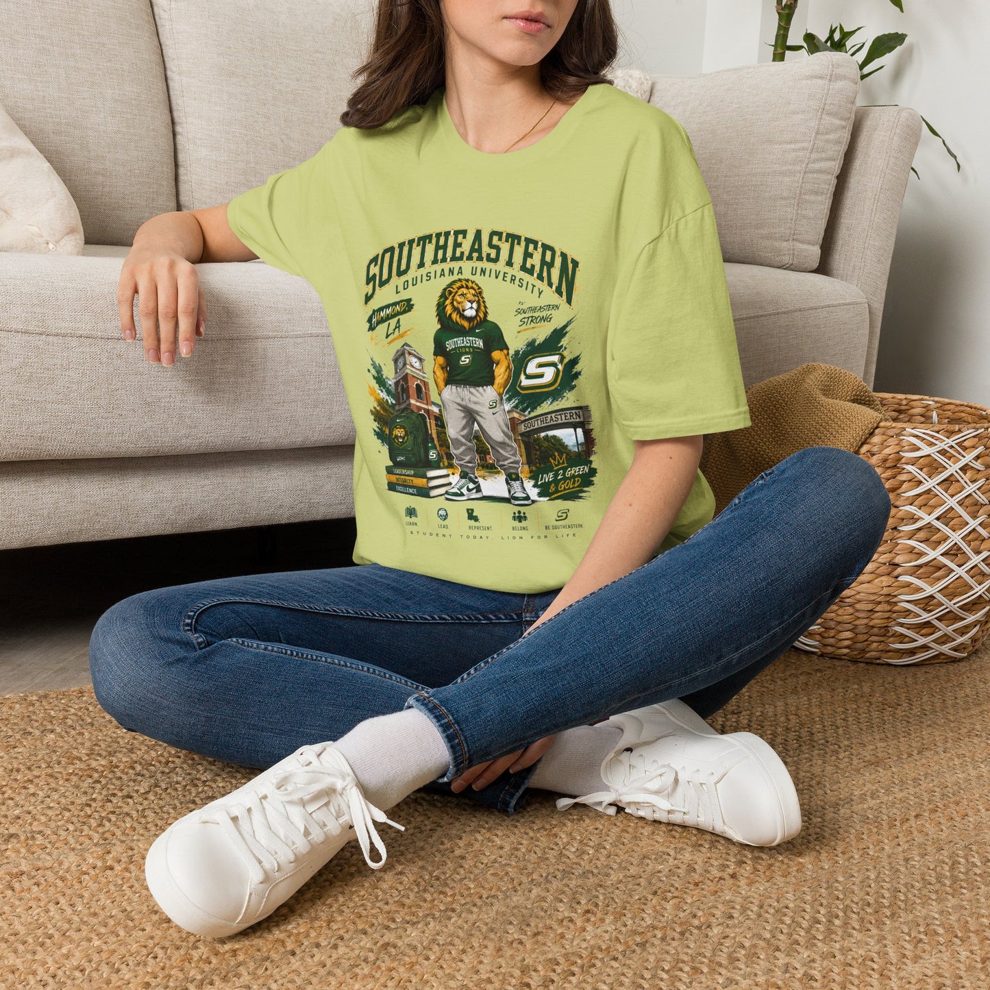 Southeastern Louisiana University Lion Mascot T-Shirt — College Spirit Tee