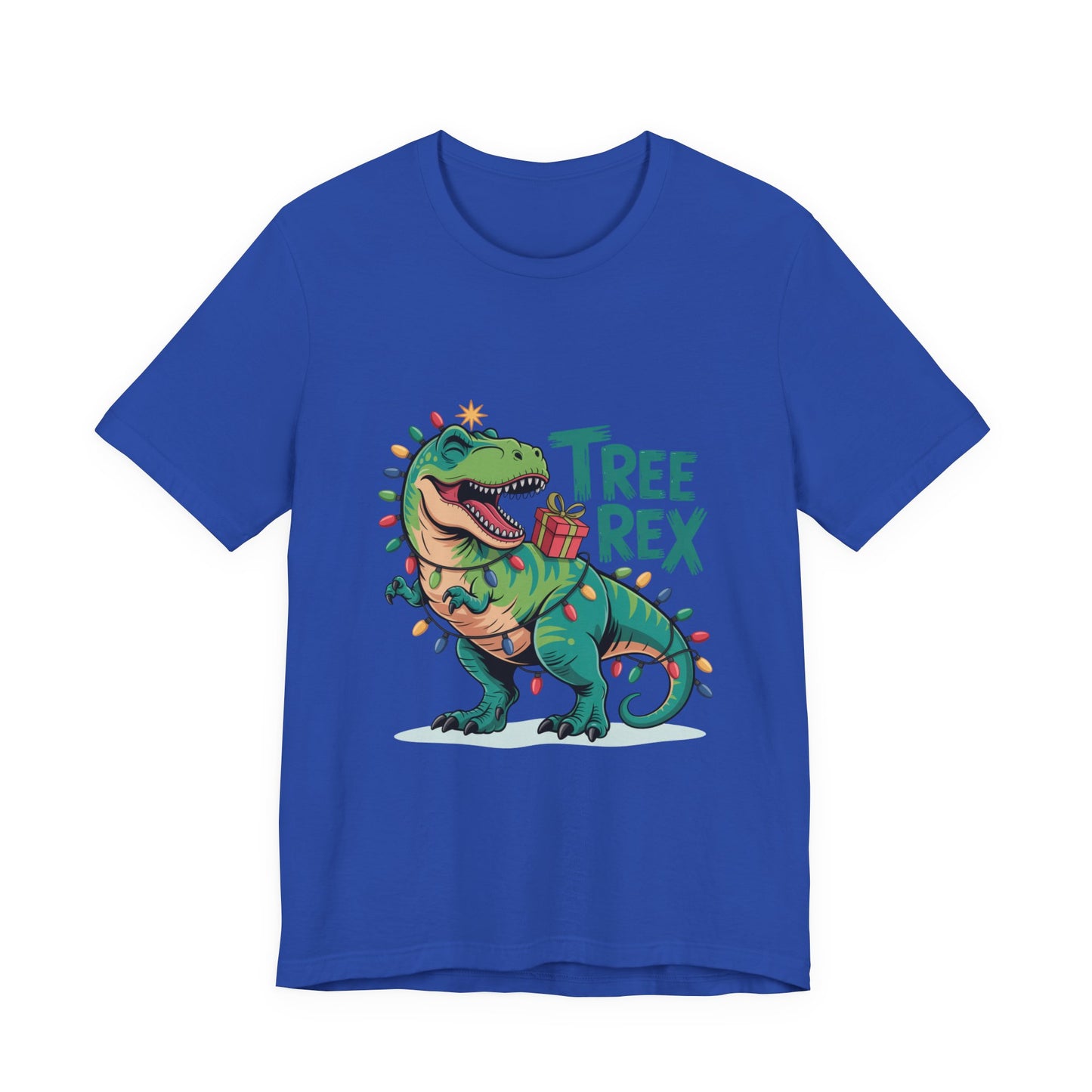 Dino Christmas Tee, Tree Rex Unisex Shirt, Fun Holiday Gift, Cute Dinosaur Apparel, Family Christmas Shirt, Festive Tee